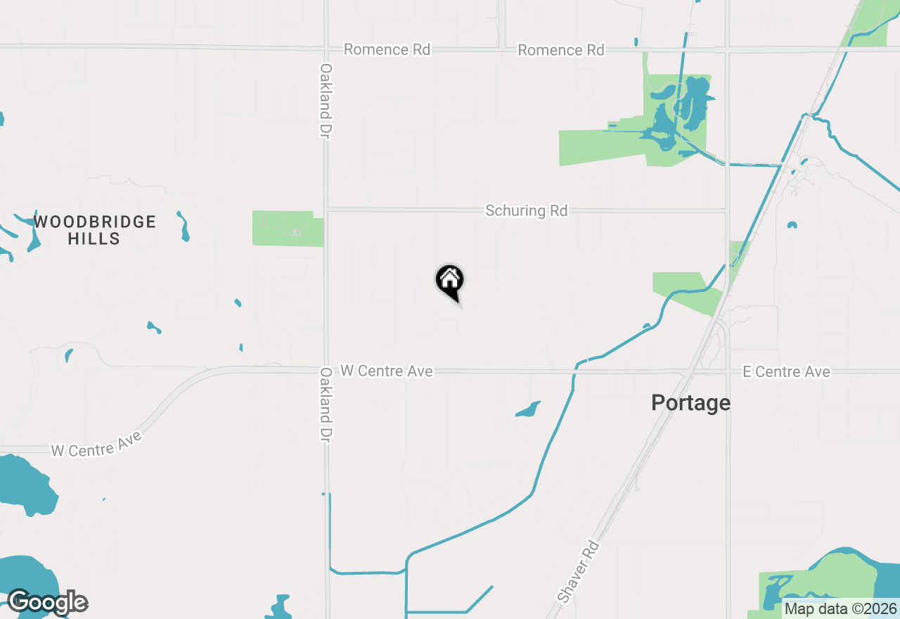 Map of 7808 Ashton Woods Drive, Portage, MI 49024