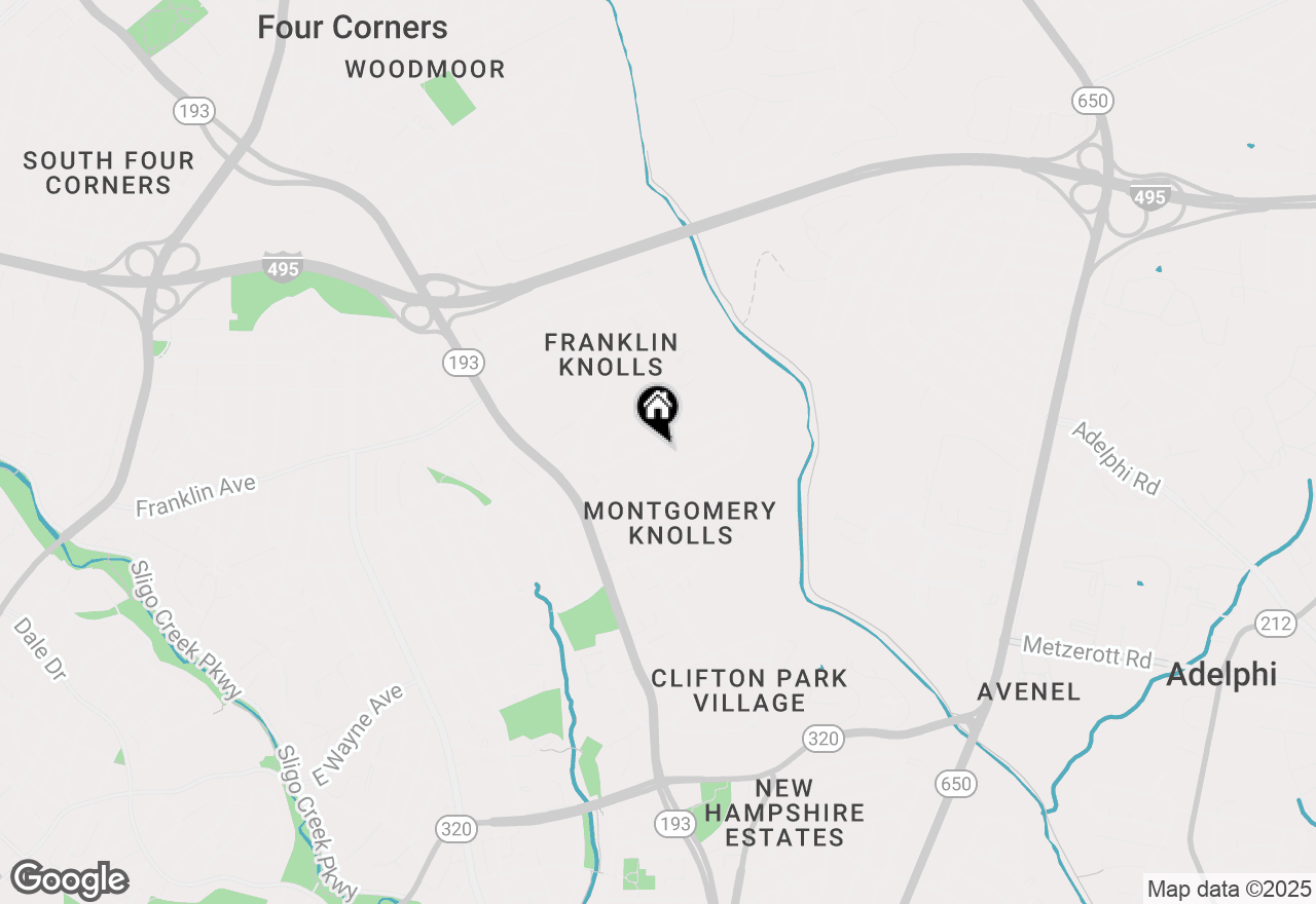 Map of 9425 Weaver Street, Silver Spring, MD 20901