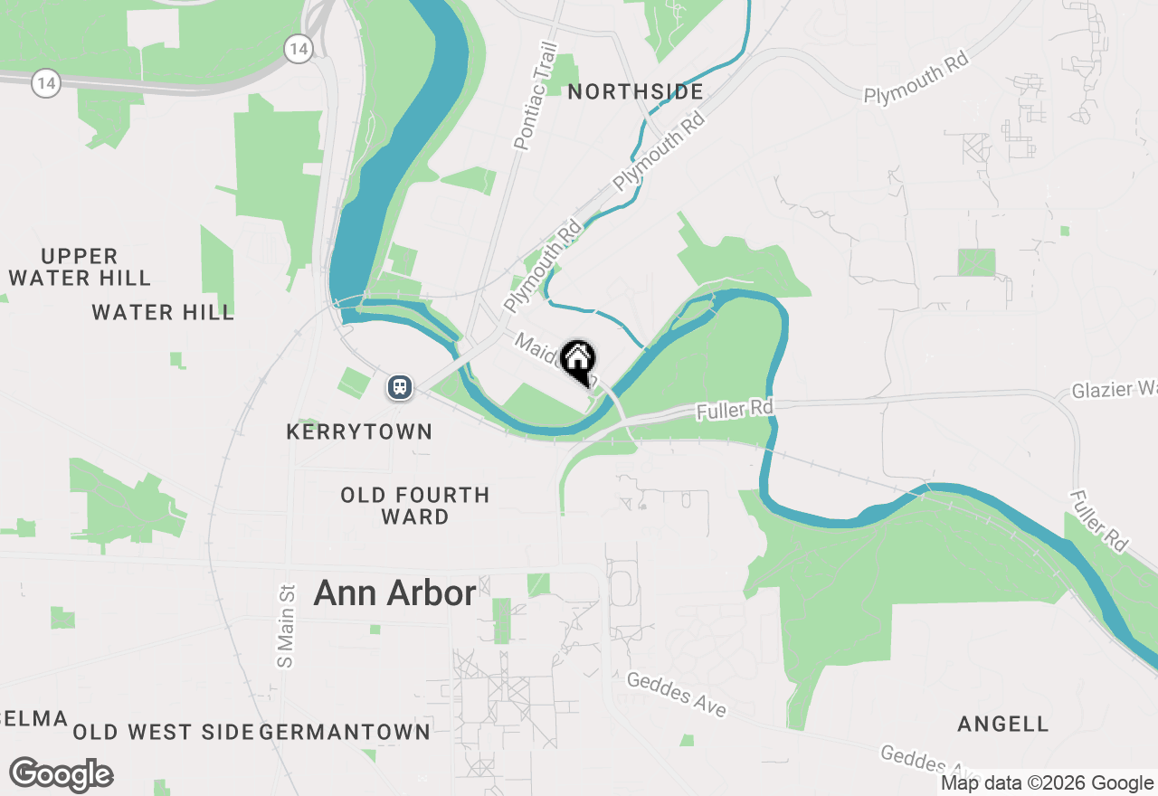 Map of 1050 Wall Street #2E, Ann Arbor, MI 48105