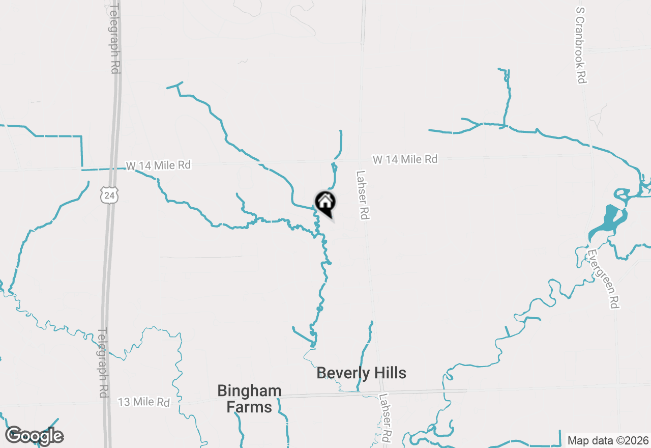 Map of 22241 Village Pines Drive, Beverly Hills, MI 48025