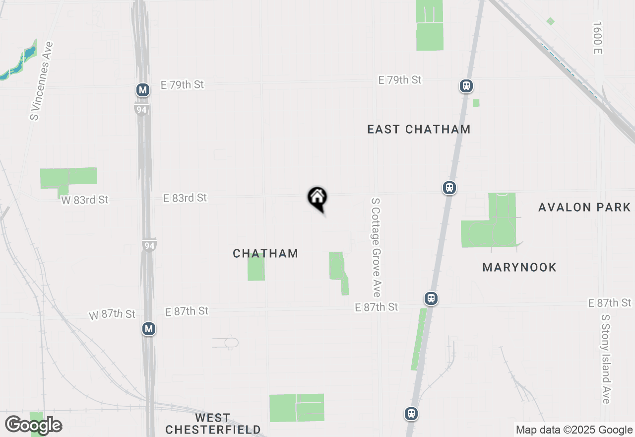 Map of 8352 S Saint Lawrence Avenue, Chicago, IL 60619