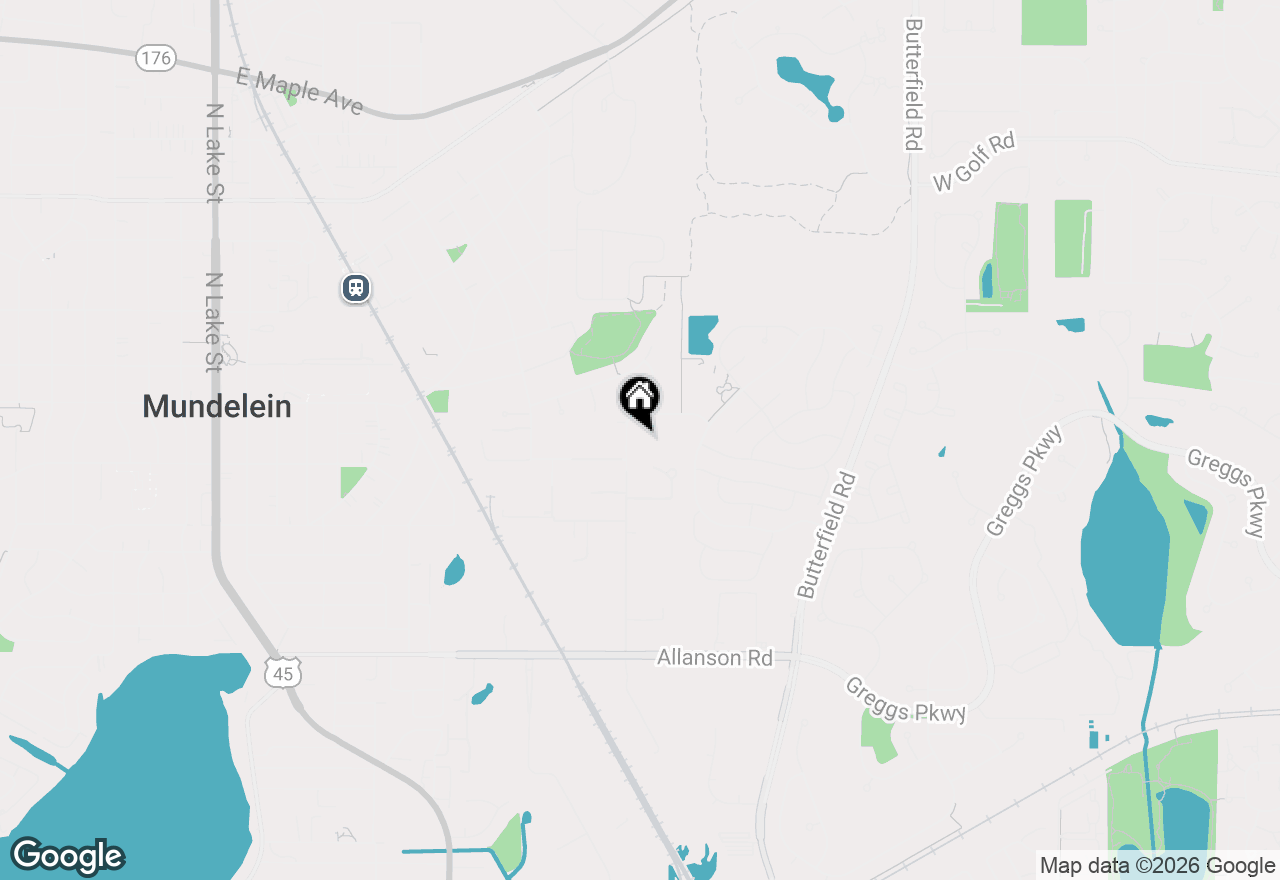 Map of 31 Washington Boulevard #105, Mundelein, IL 60060