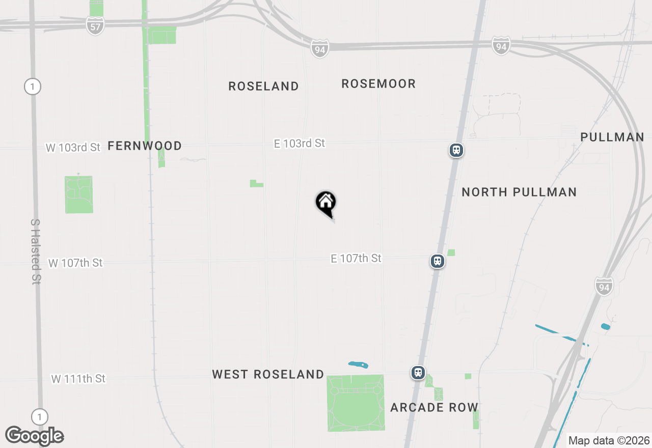 Map of 10549 S Indiana Avenue, Chicago, IL 60628