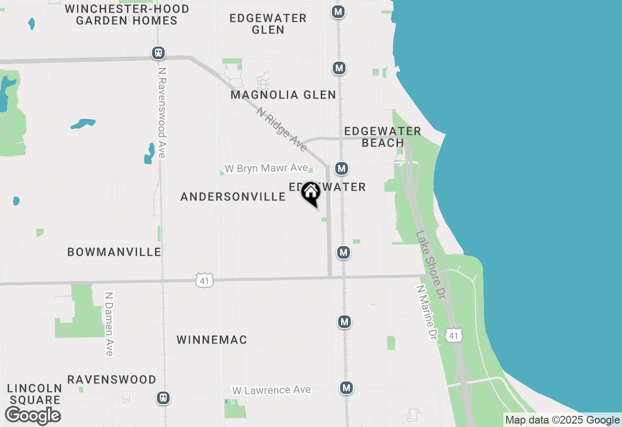 Map of 5418 N Magnolia Avenue, Chicago, IL 60640