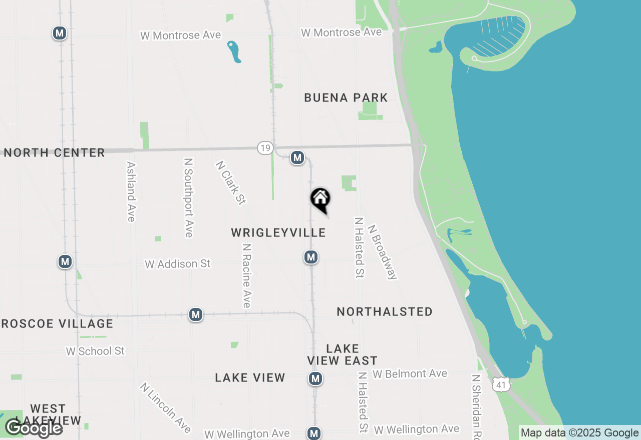 Map of 3723 N Wilton Avenue #4, Chicago, IL 60613