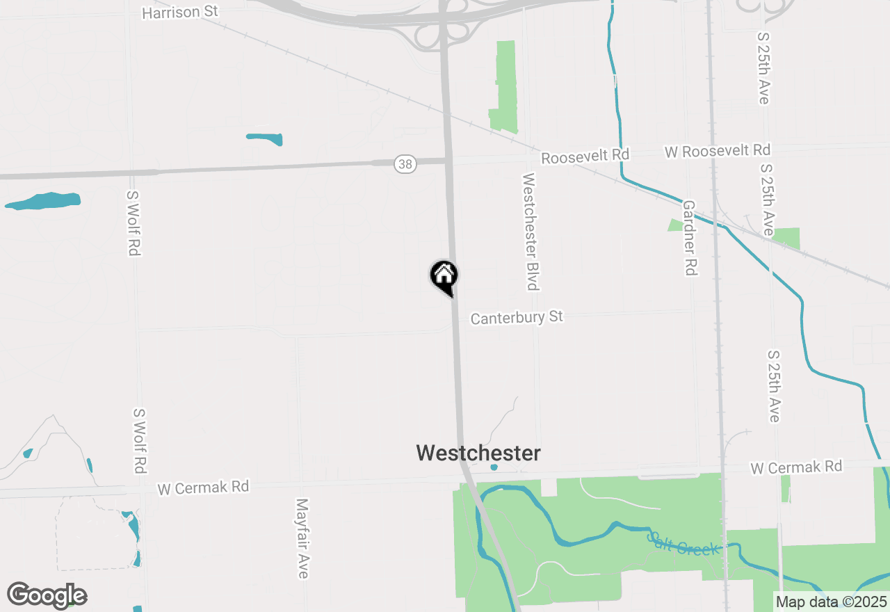 Map of (Address confidential), Westchester, Illinois 60154