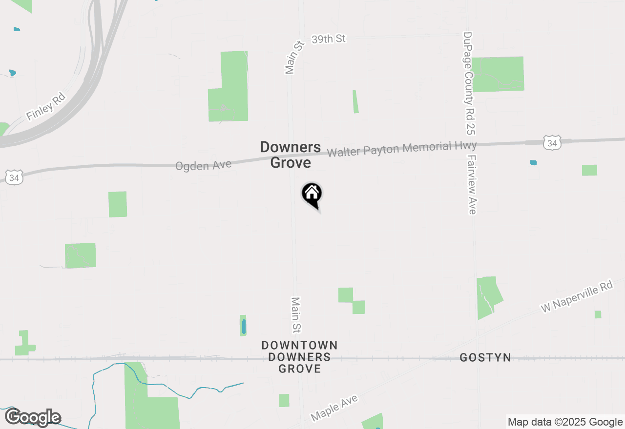 Map of 4513 Highland Avenue, Downers Grove, IL 60515