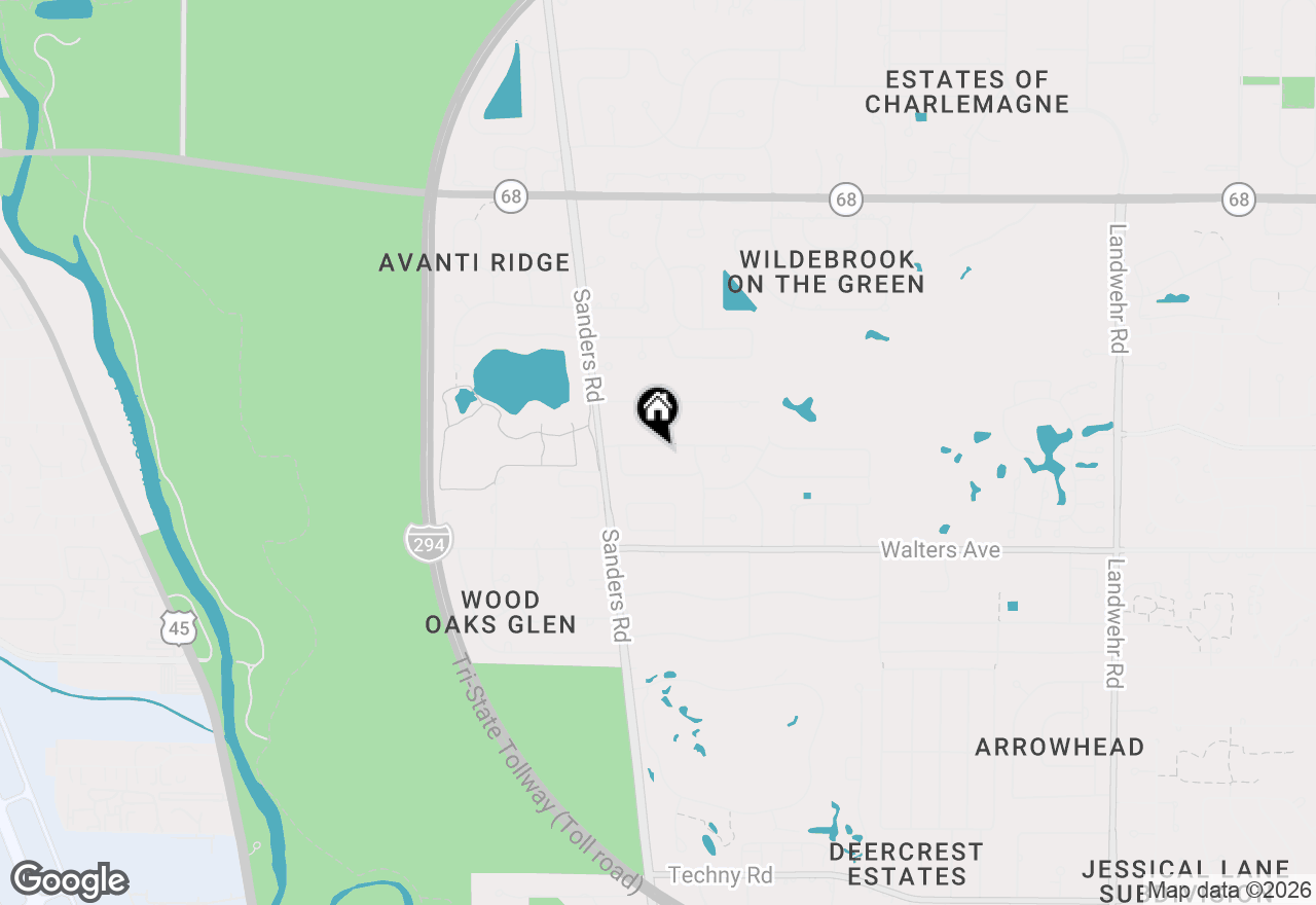 Map of 3935 Russett Lane, Northbrook, IL 60062
