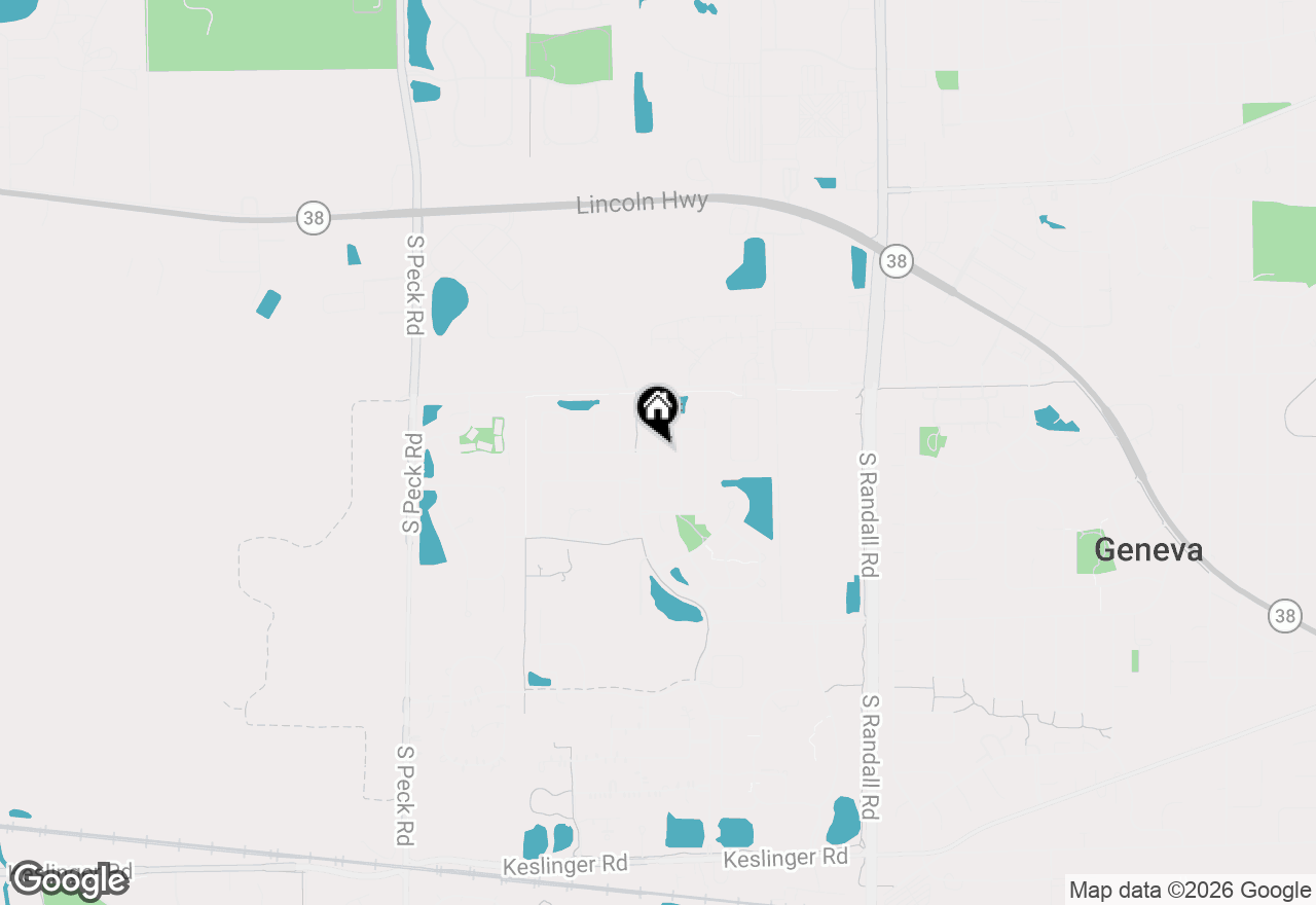 Map of 2355 Cannon Drive, Pingree Grove, IL 60140