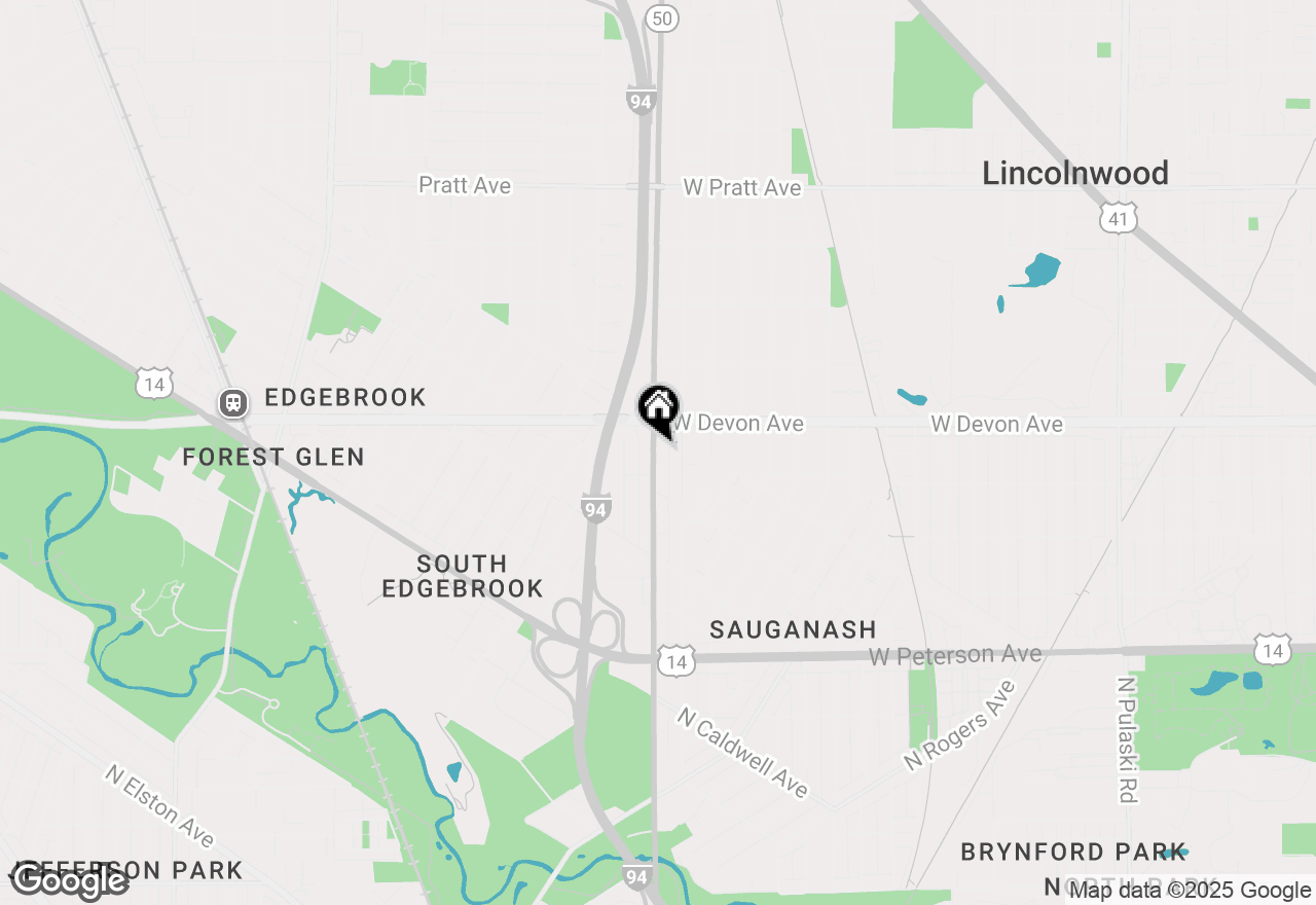 Map of 6321 N Cicero Avenue #B, Chicago, IL 60646