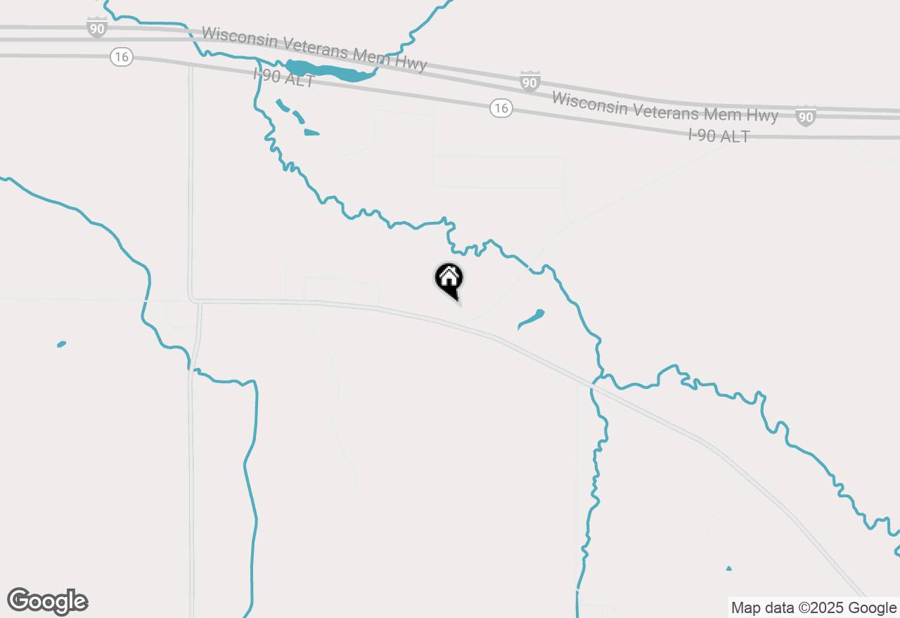 Map of 16845 Hawk Road, Sparta, WI 54656