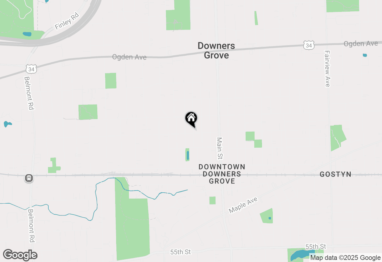 Map of 4740 Saratoga Avenue, Downers Grove, IL 60515