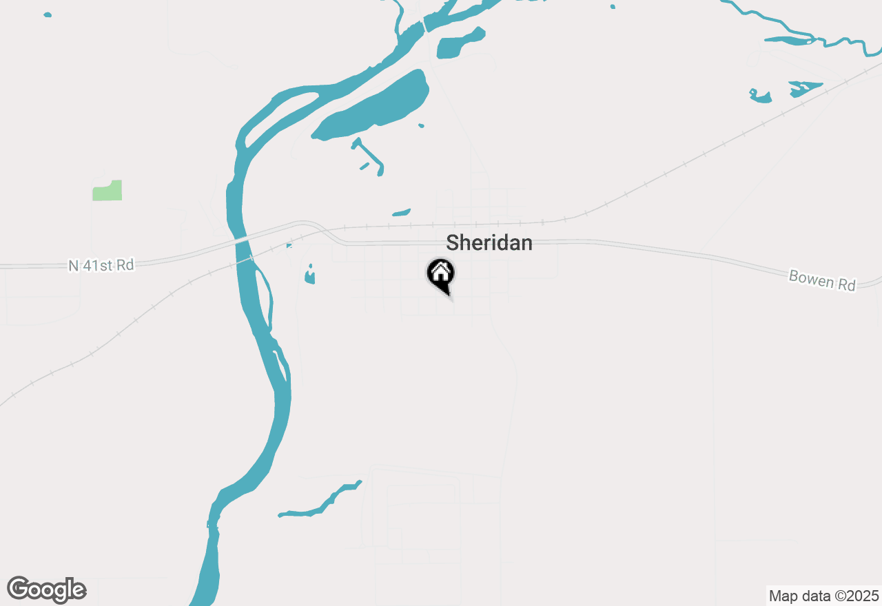 Map of 325 W Grant Street, Sheridan, IL 60551