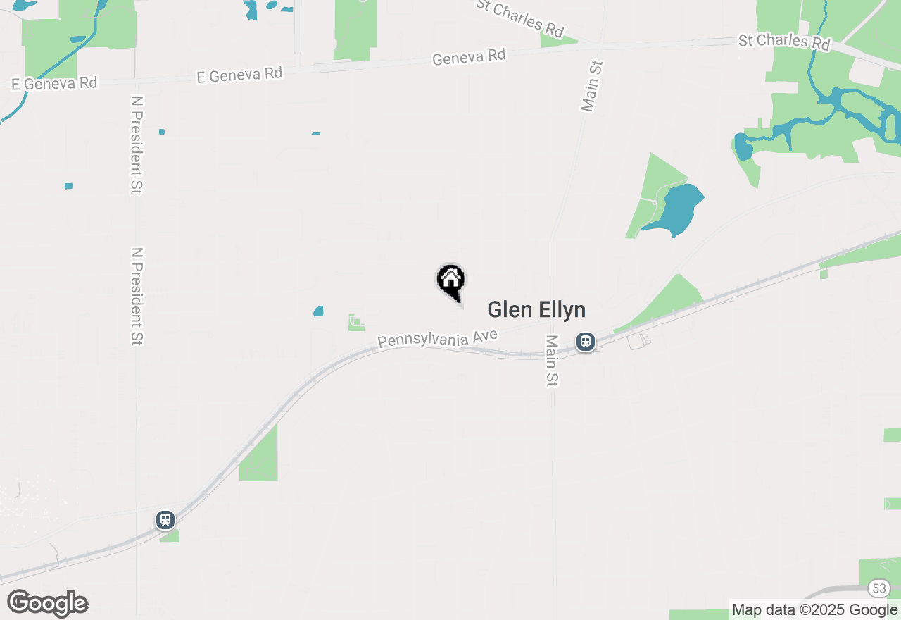 Map of 512 Western Avenue, Glen Ellyn, IL 60137