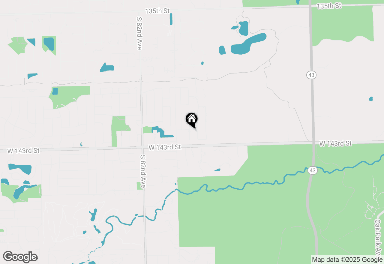 Map of 14225 Wittington Court, Orland Park, IL 60462