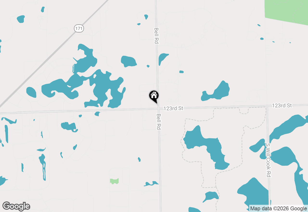 Map of 12231 Curragh Meadow Way, Lemont, IL 60439