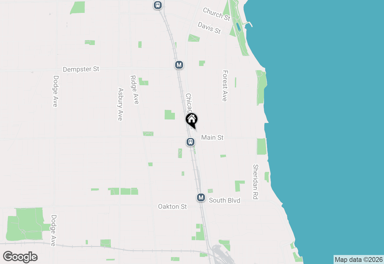 Map of 900 Chicago Avenue #316, Evanston, IL 60202