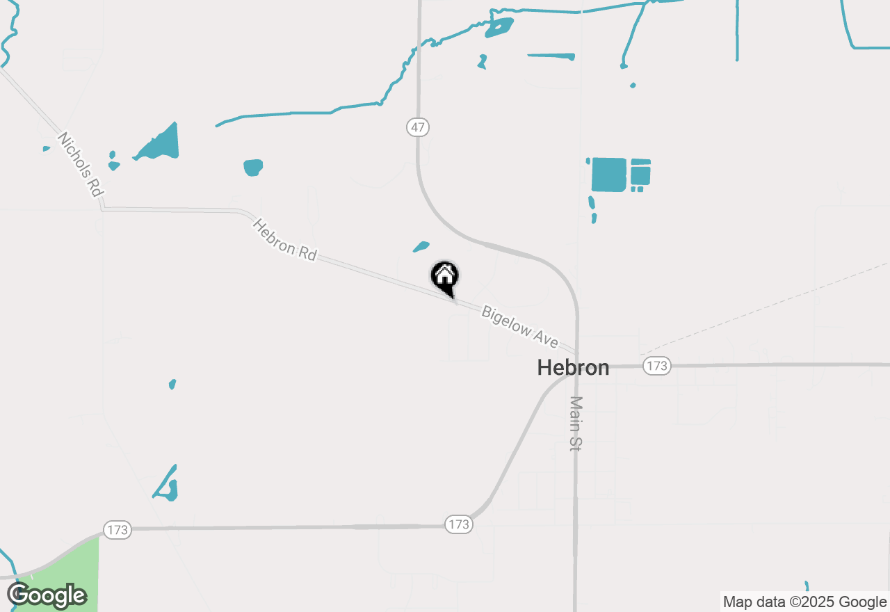Map of 12501 Hebron Road, Hebron, IL 60034