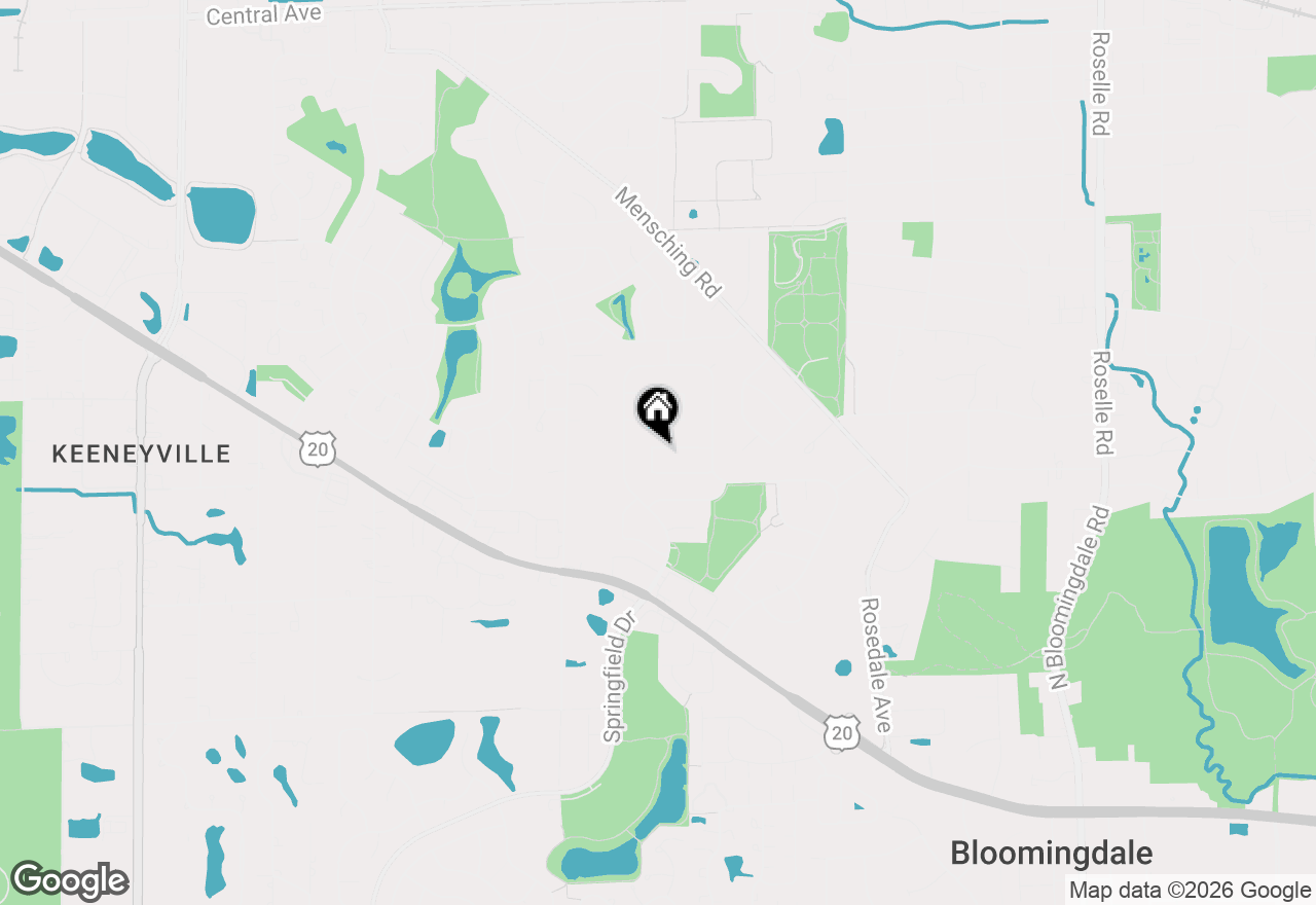 Map of 715 Newport N, Roselle, IL 60172