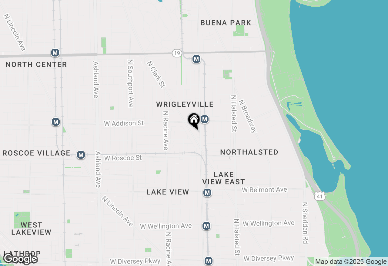 Map of 3511 N Clark Street #2, Chicago, IL 60657