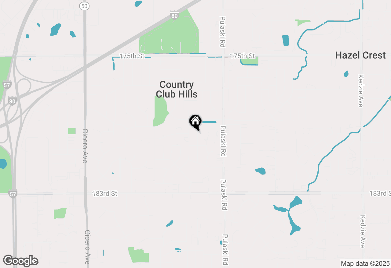 Map of 17942 Edwards Avenue, Country Club Hills, IL 60478