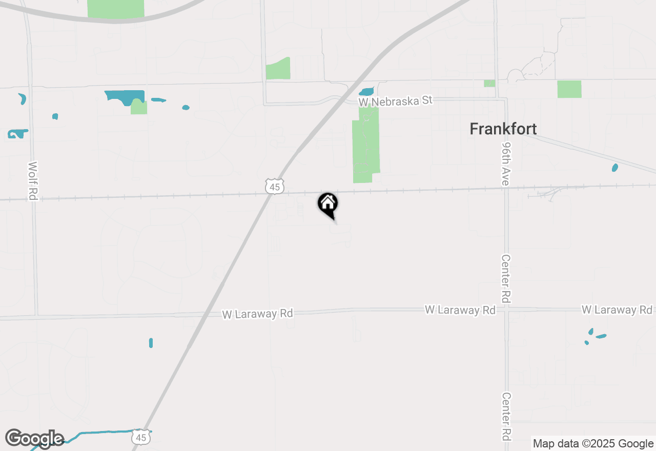 Map of 10321 Vans Drive #D, Frankfort, IL 60423