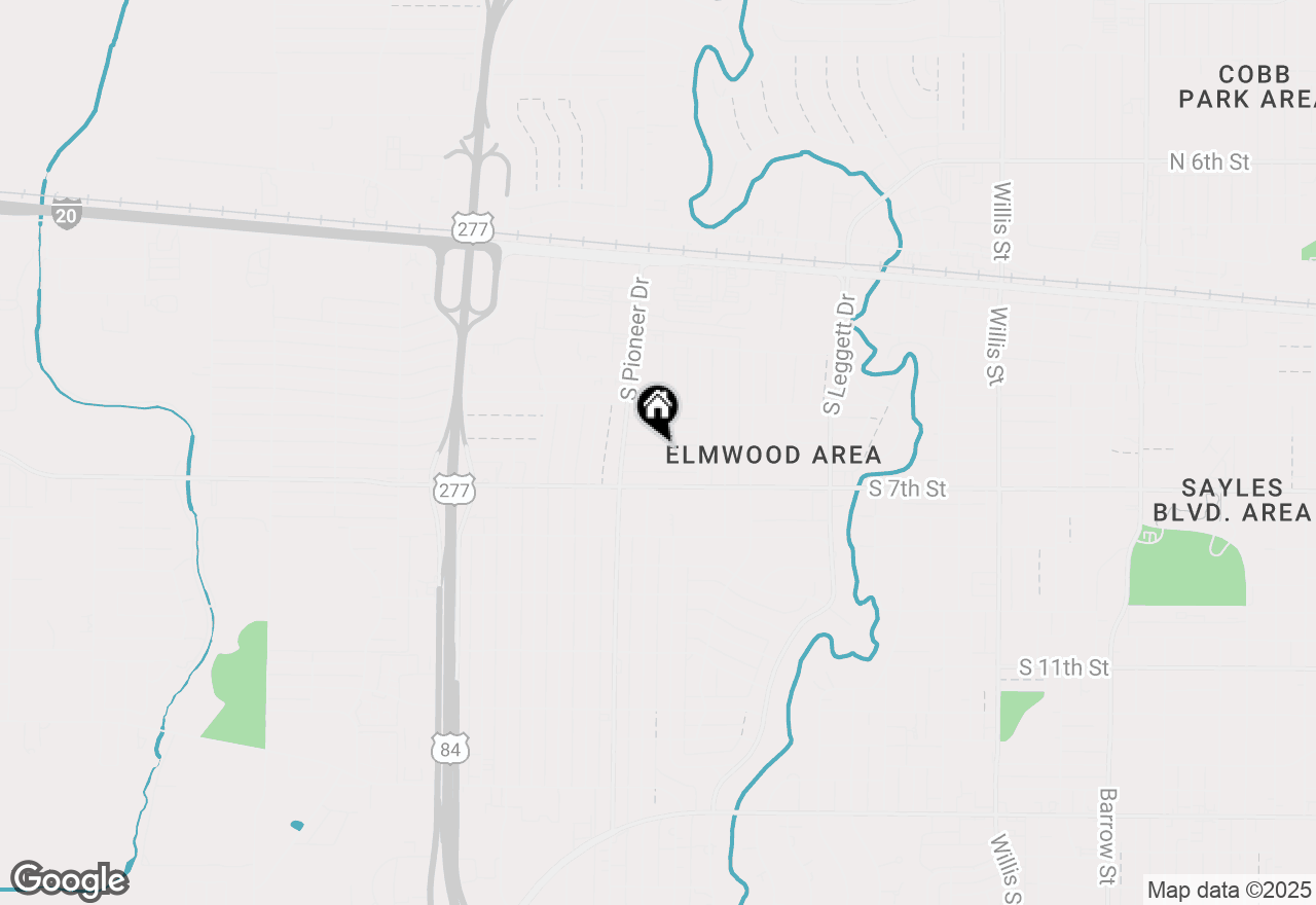 Map of 4250 S 6th Street, Abilene, TX 79605