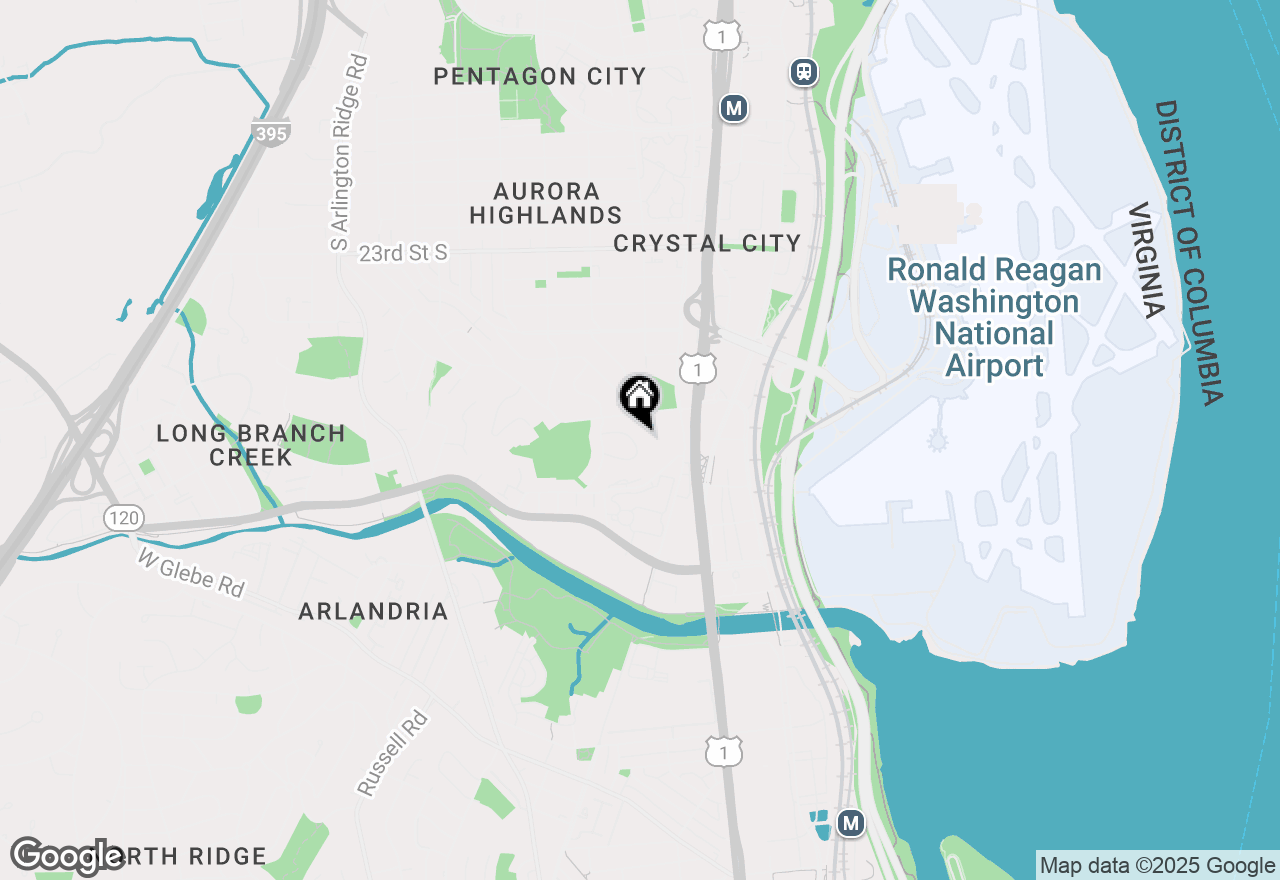 Map of 609 29th Street S, Arlington, VA 22202