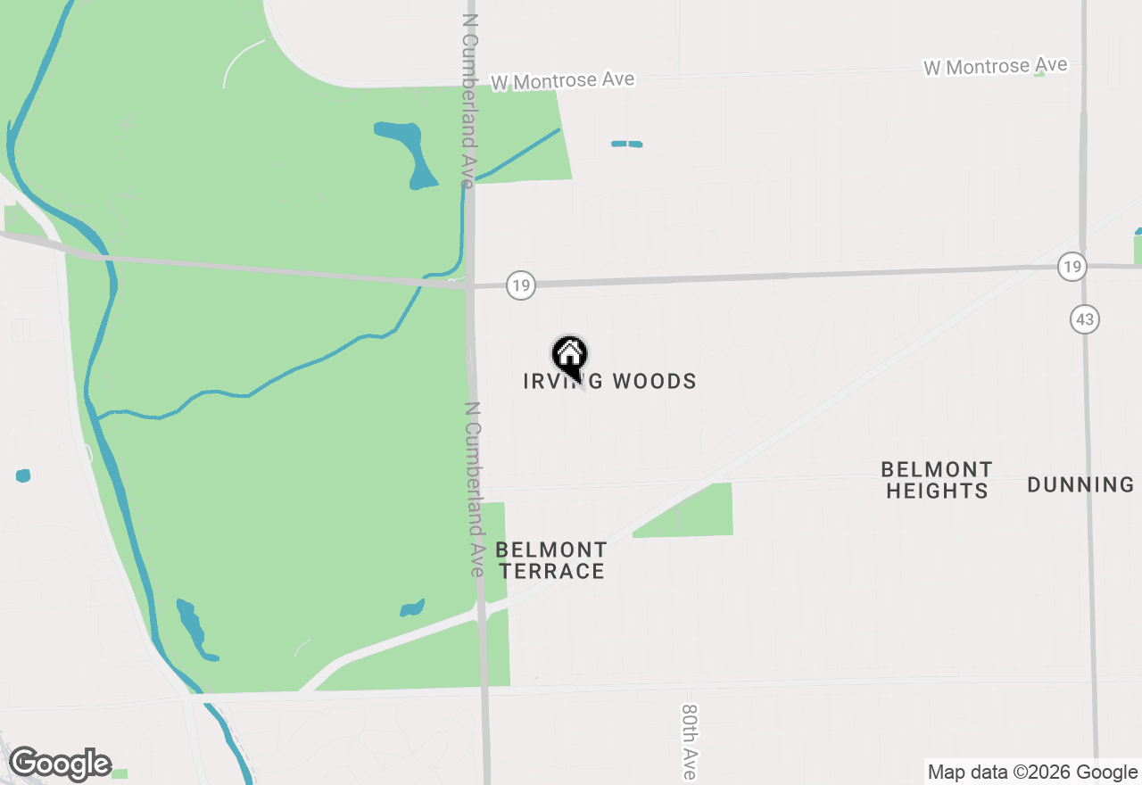 Map of 3750 N Pioneer Avenue, Chicago, IL 60634