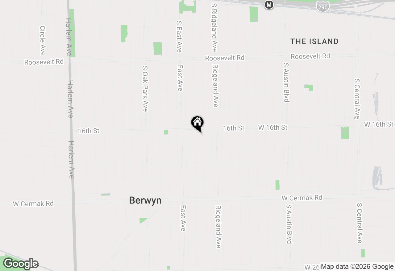 Map of 1618 Gunderson Avenue, Berwyn, IL 60402