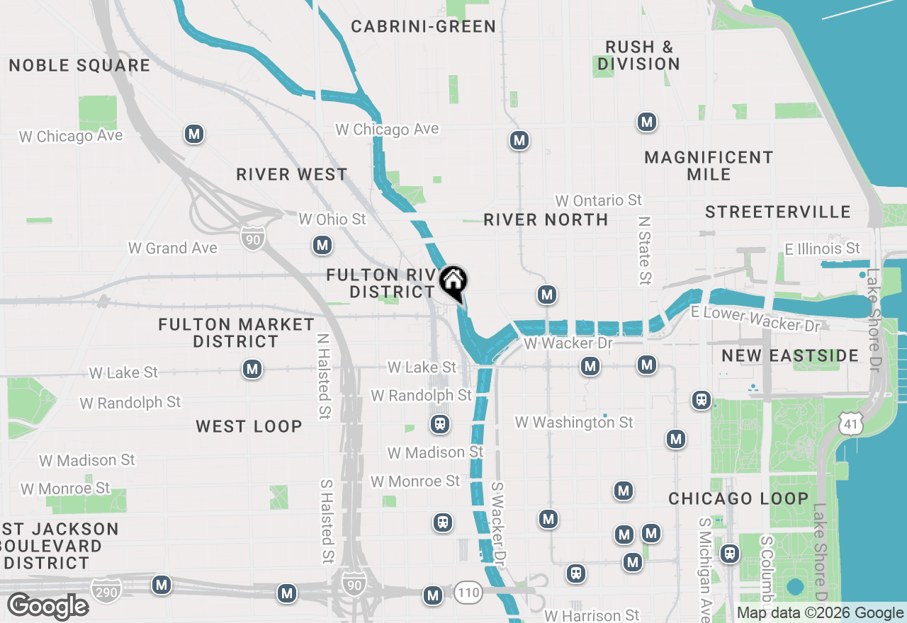 Map of 345 N Canal Street #607, Chicago, IL 60606