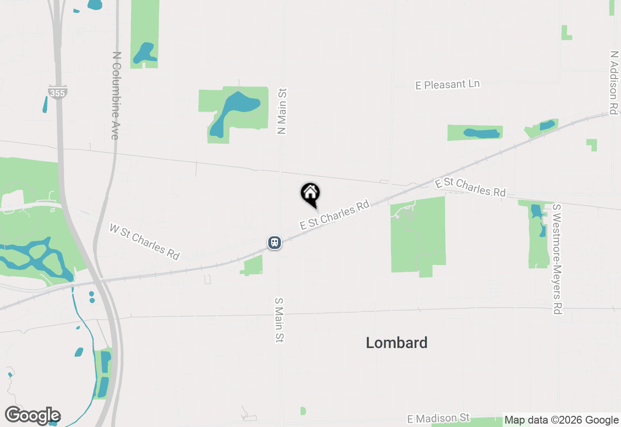 Map of 16 N Garfield Street #2L, Lombard, IL 60148