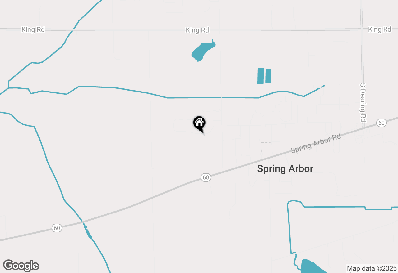 Map of 82 Dickens Street, Spring Arbor, MI 49283