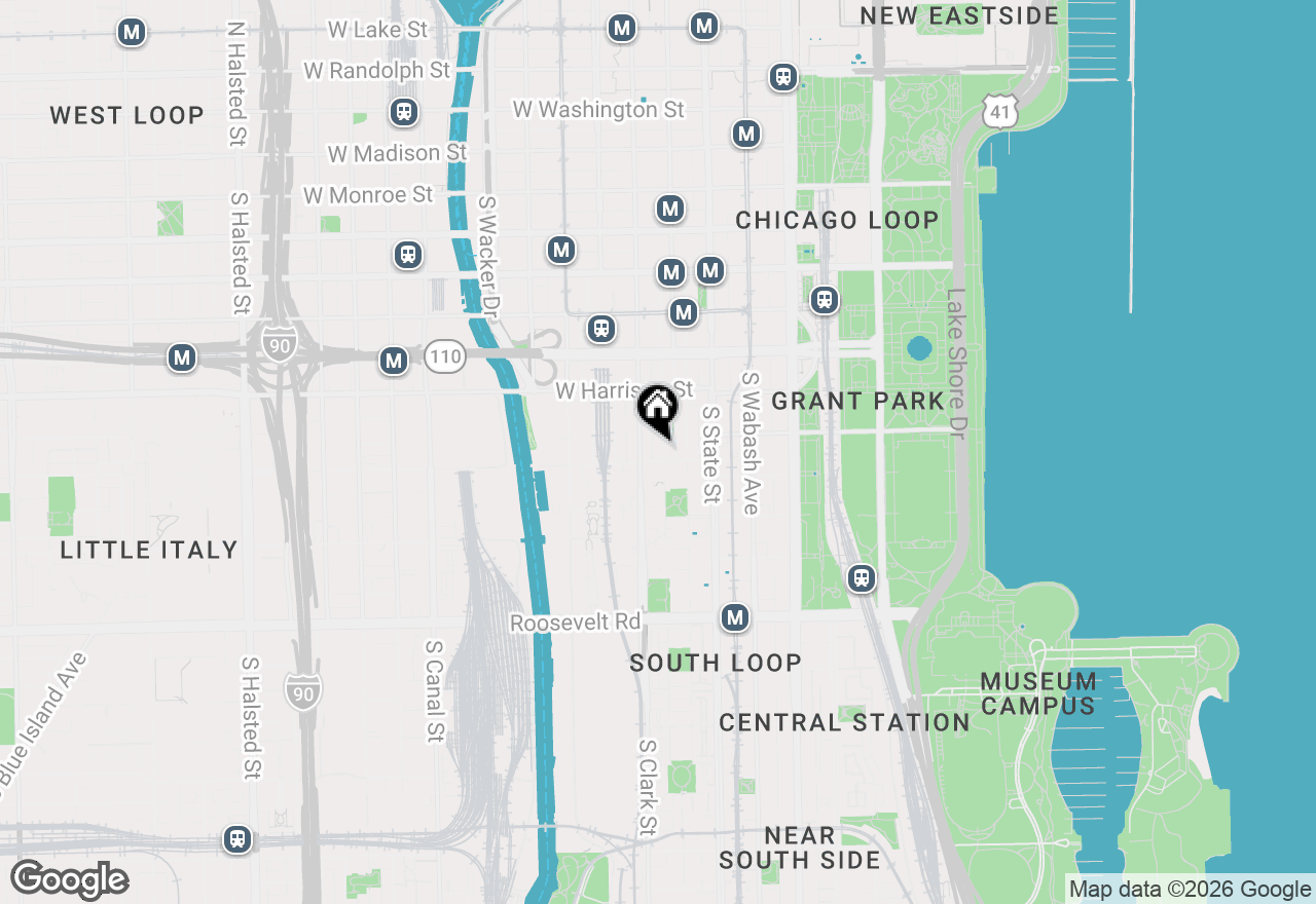 Map of 780 S Federal Street #906, Chicago, IL 60605