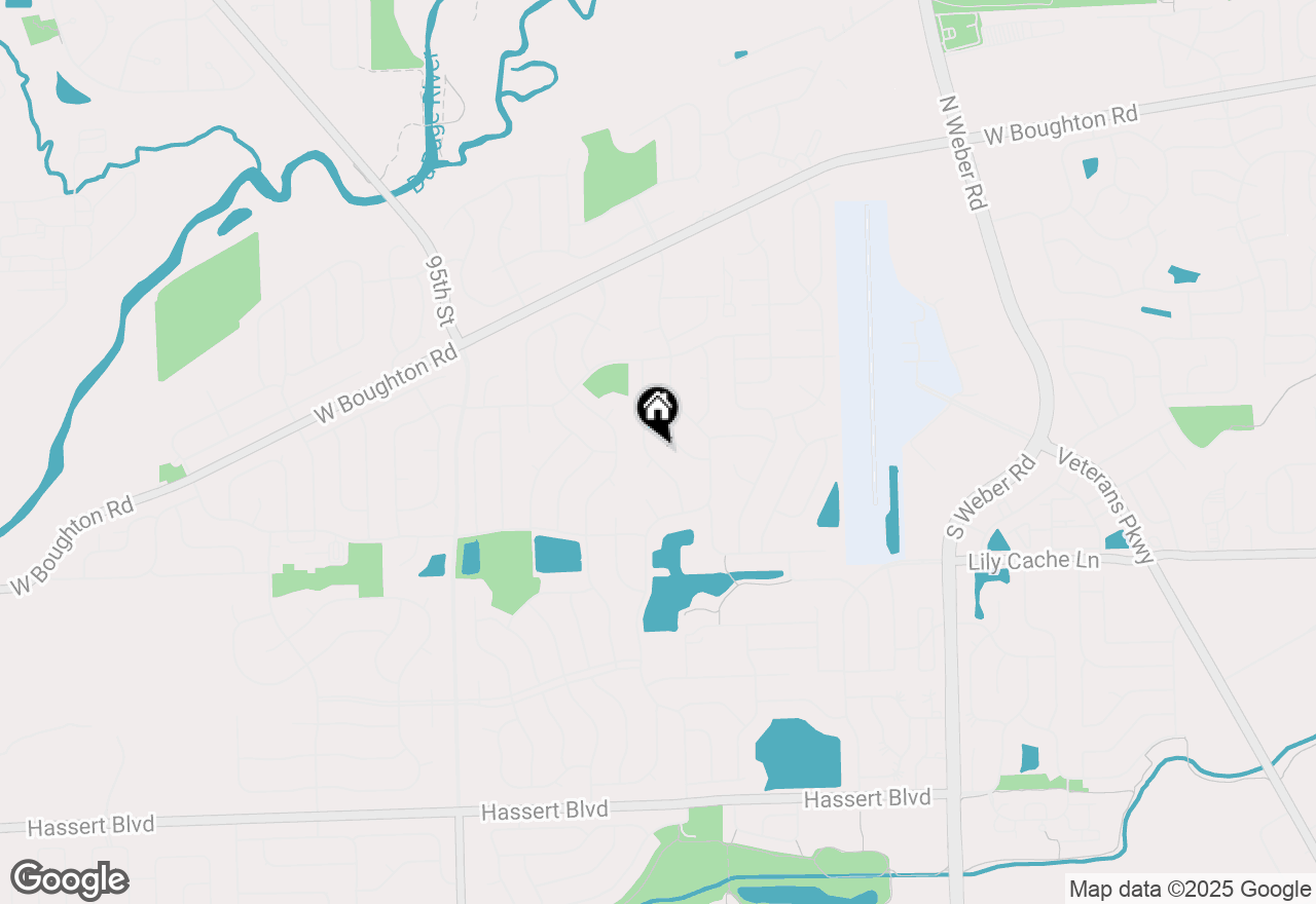 Map of 156 Sycamore Drive, Bolingbrook, IL 60490