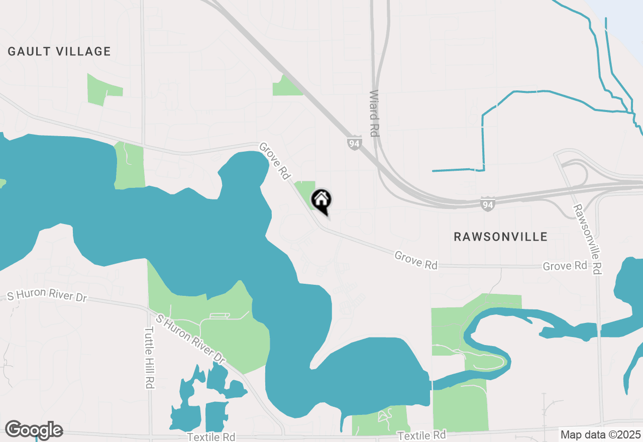 Map of 2171 S Grove Street, Ypsilanti, MI 48198