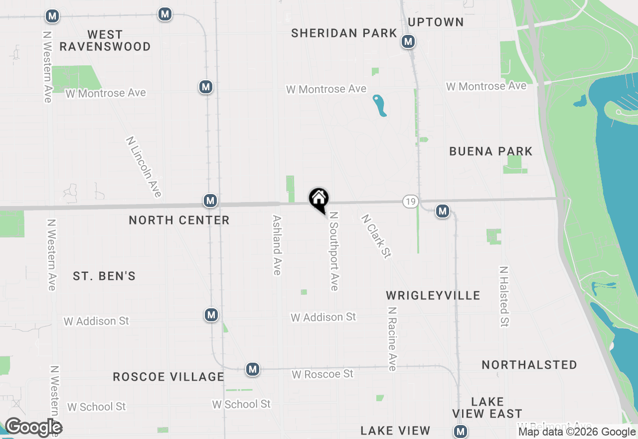 Map of 3923 N Janssen Avenue #1S, Chicago, IL 60613