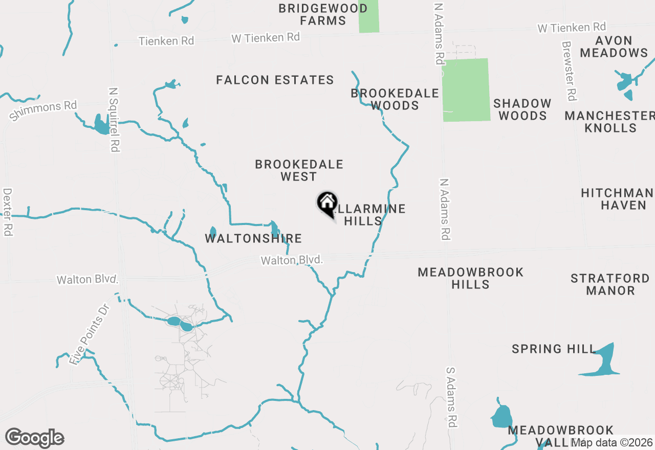 Map of 181 Peregrine Street, Rochester Hills, MI 48309