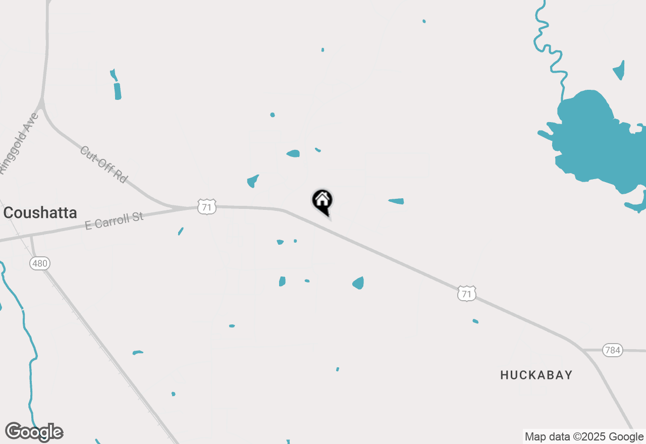 Map of 6005 Highway 71, Coushatta, LA 71019