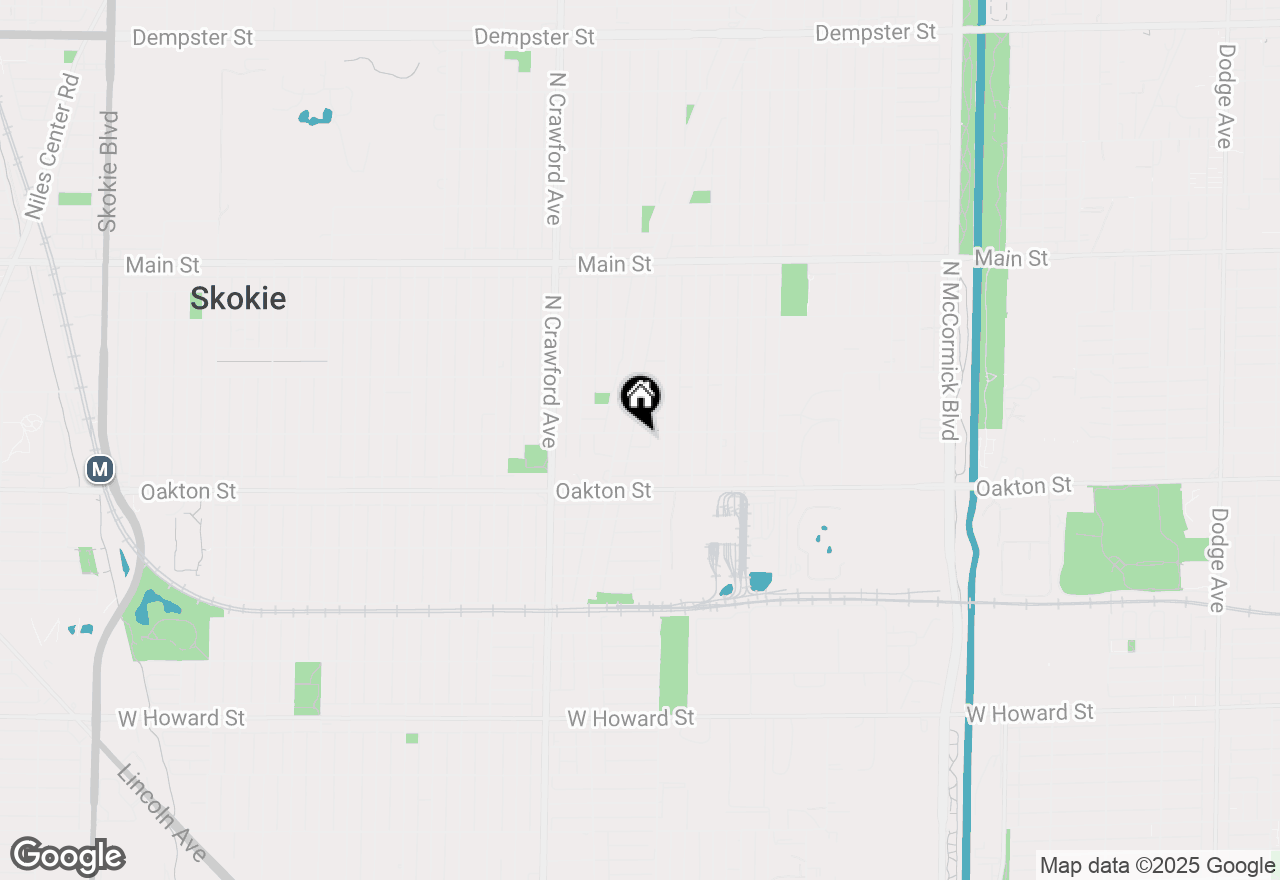 Map of 3825 Keeney Street, Skokie, IL 60076