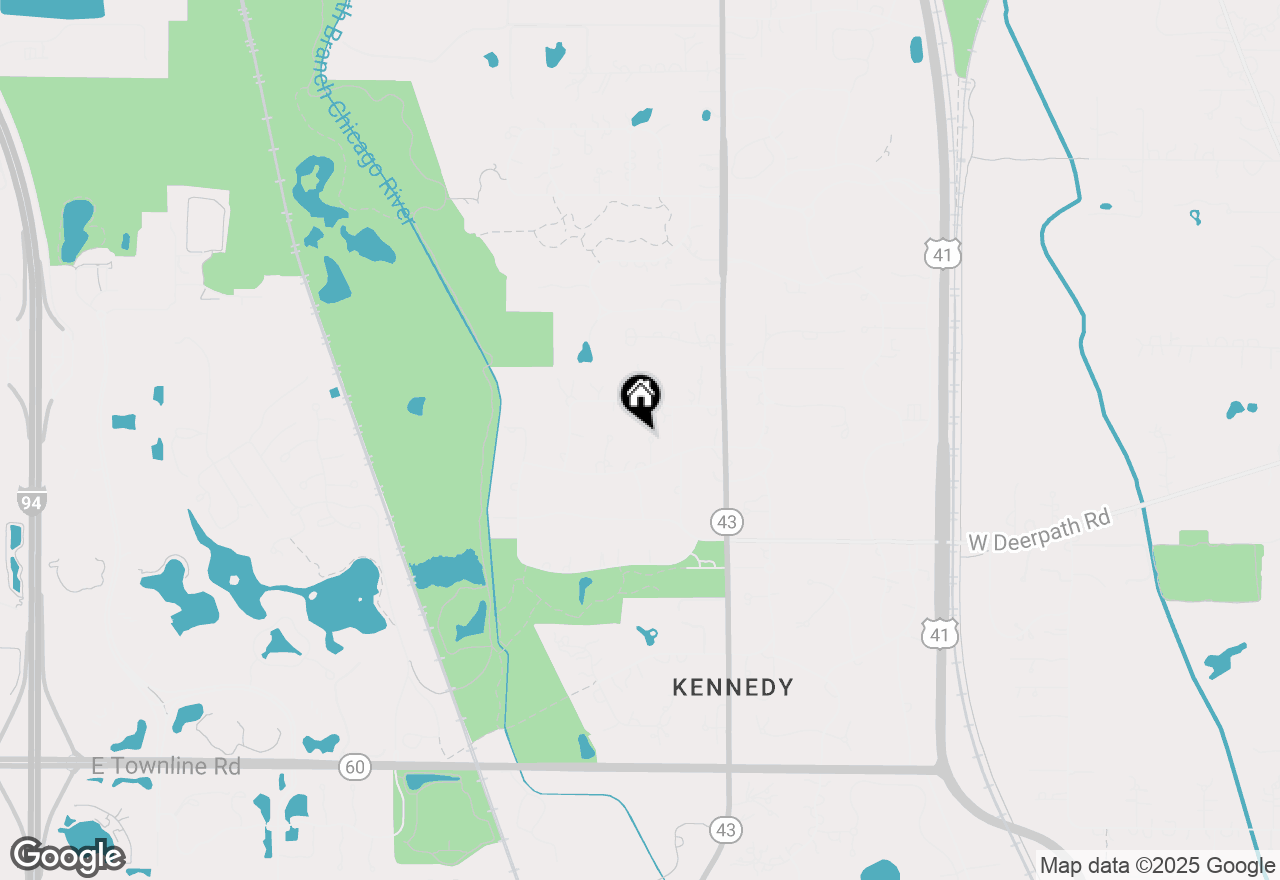 Map of 570 Hathaway Circle, Lake Forest, IL 60045