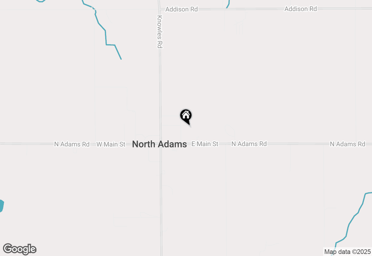 Map of 207 Wilbur Street, North Adams, MI 49262