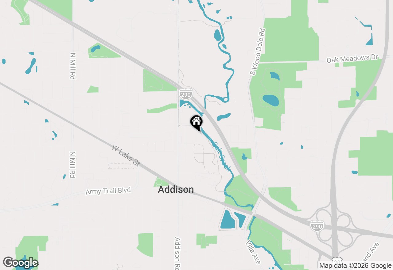 Map of 543 N Chestnut Street, Addison, IL 60101