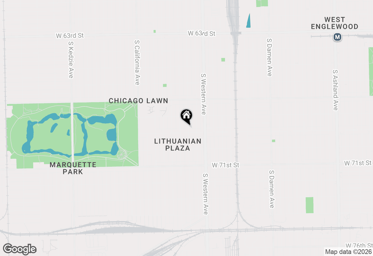 Map of 6842 S Campbell Avenue, Chicago, IL 60629