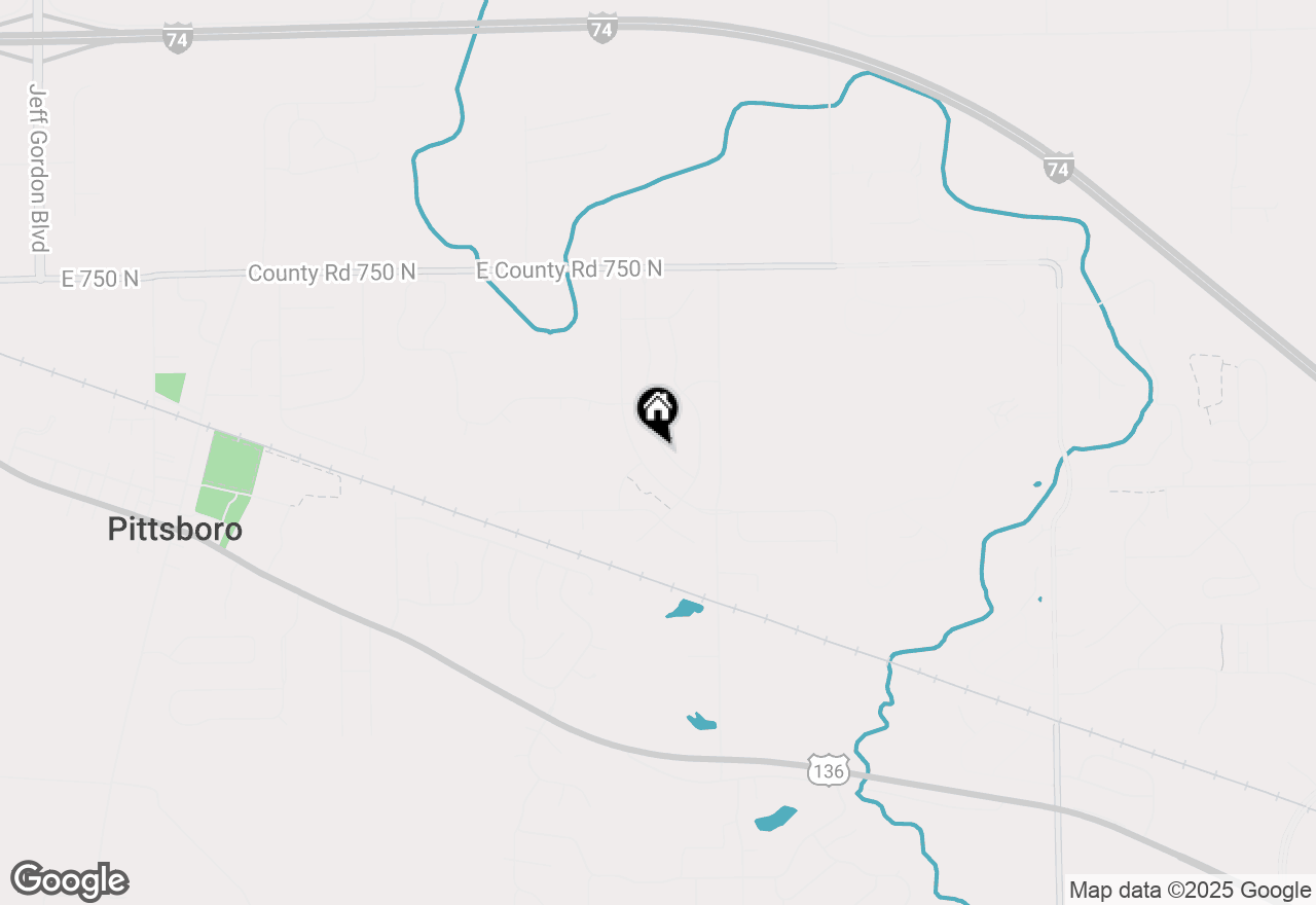 Map of 814 Declaration Drive, Pittsboro, IN 46167