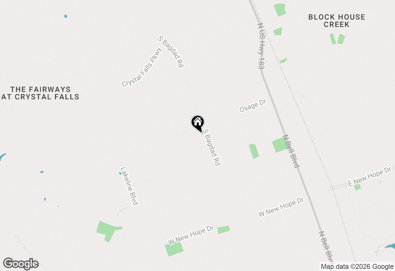 Map of 6 Verde Ranch Loop, Leander, TX 78641