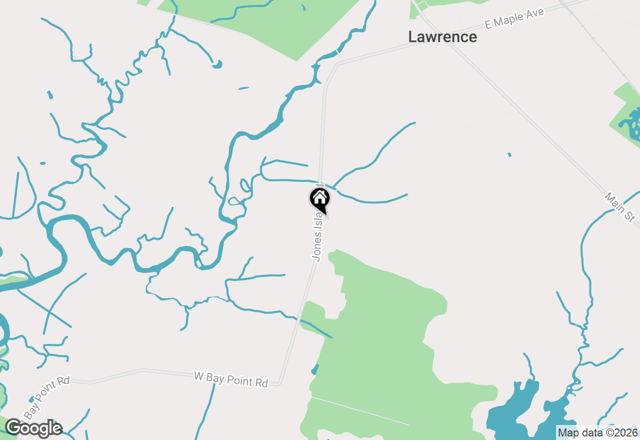 Map of 321 Jones Island Road, Cedarville, NJ 08311