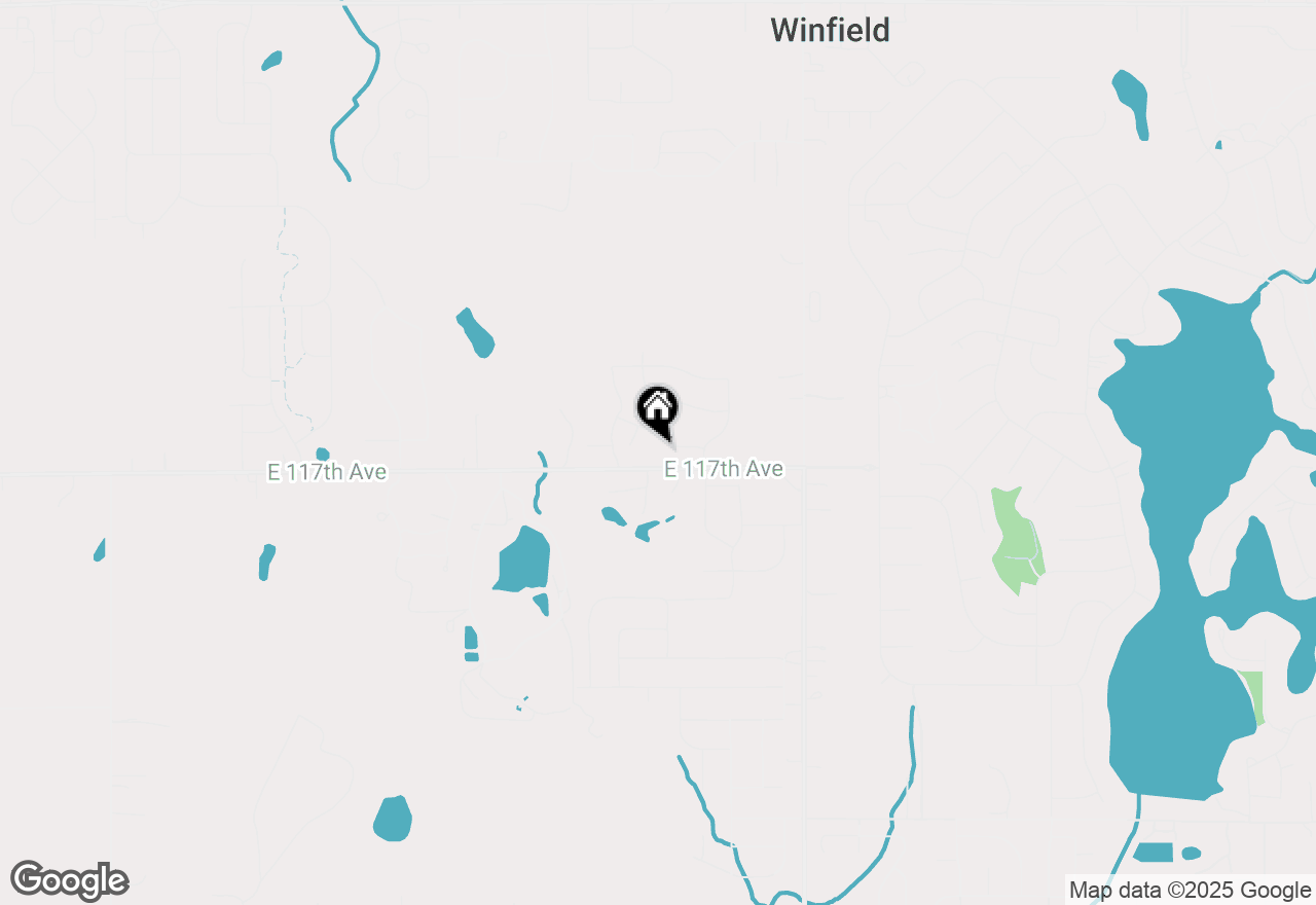 Map of 7483 E 116th Place, Winfield, IN 46307