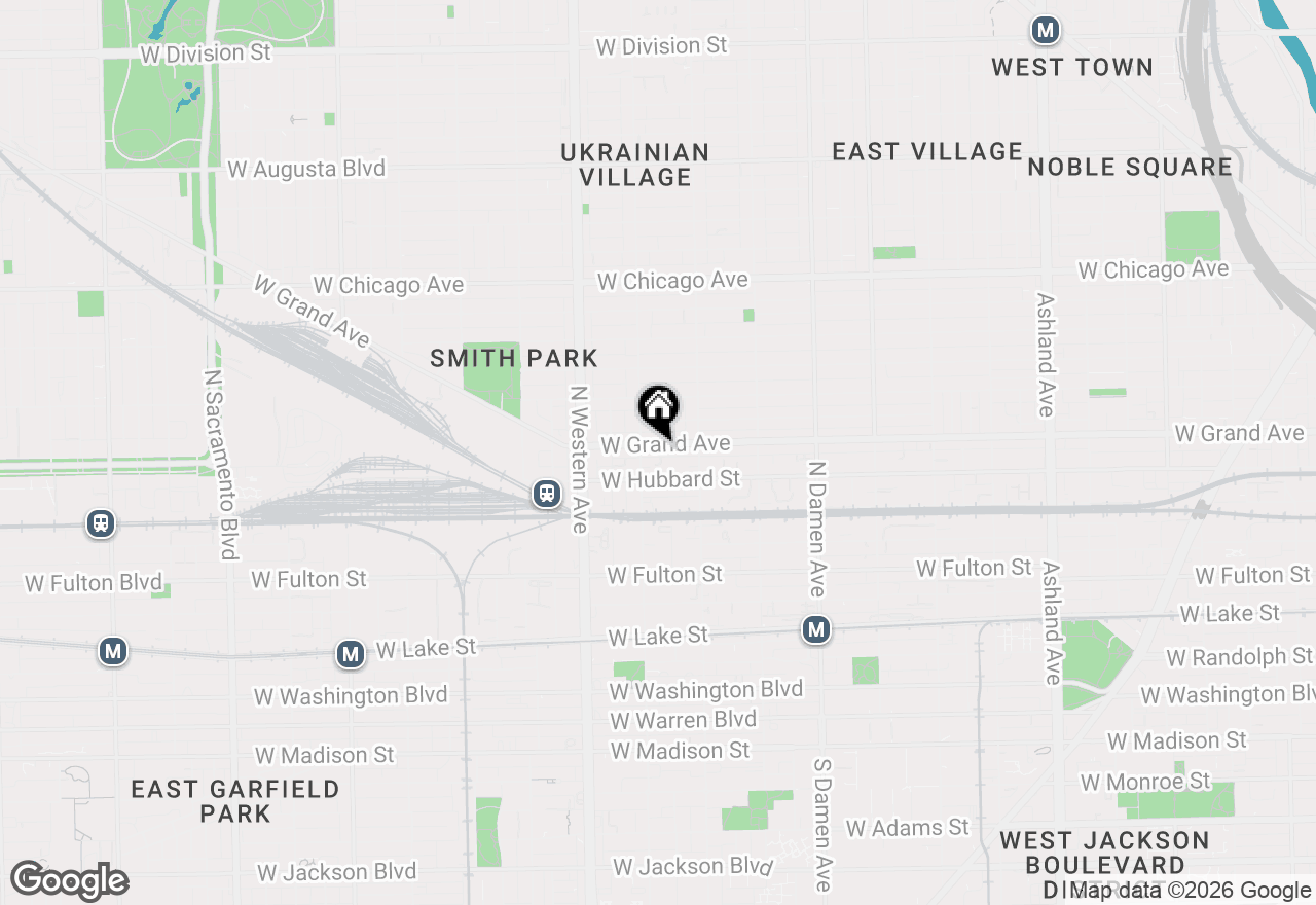 Map of 2243 W Grand Avenue, Chicago, IL 60612