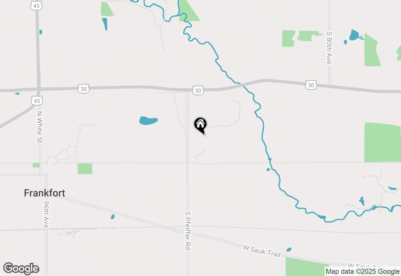 Map of 21429 English Drive, Frankfort, IL 60423